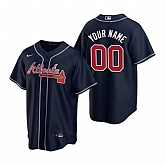 Atlanta Braves Customized Nike Navy 2020 Stitched MLB Cool Base Jersey,baseball caps,new era cap wholesale,wholesale hats